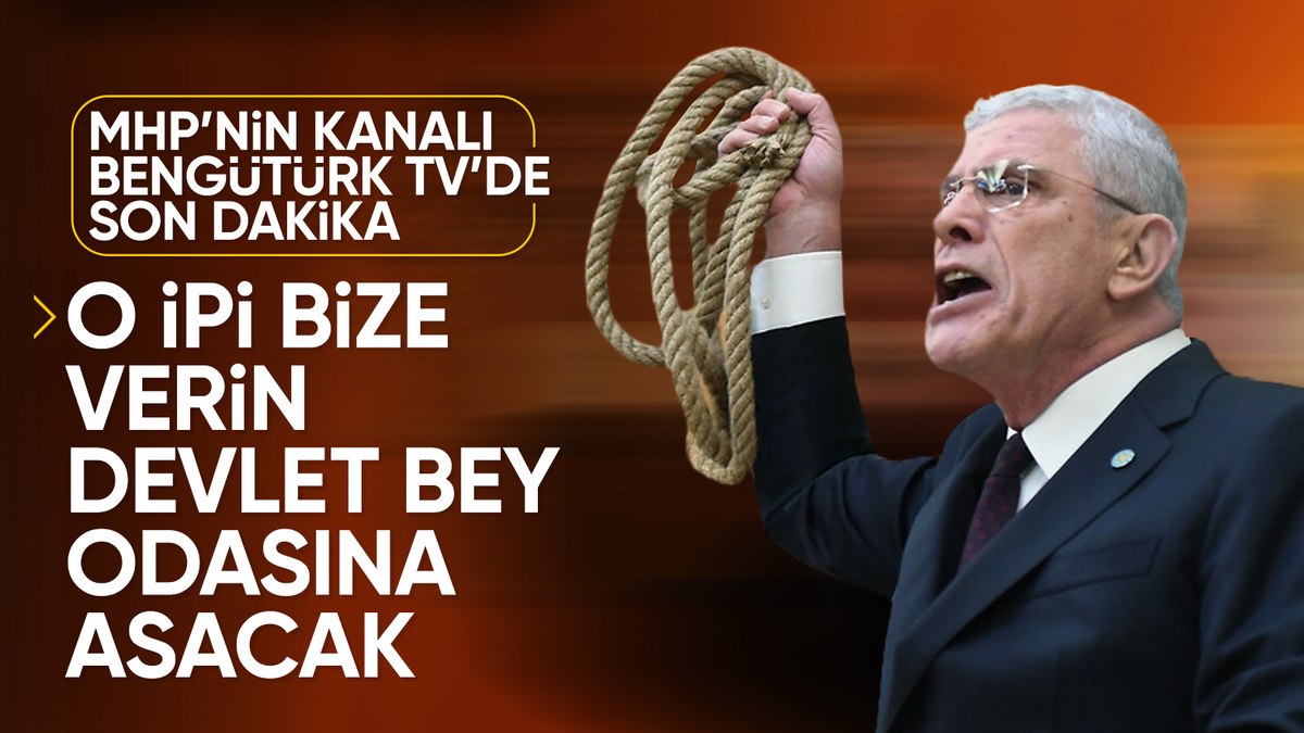 Devlet Bahçeli, Müsavat Dervişoğlu’nun salladığı urganı odasına asacak