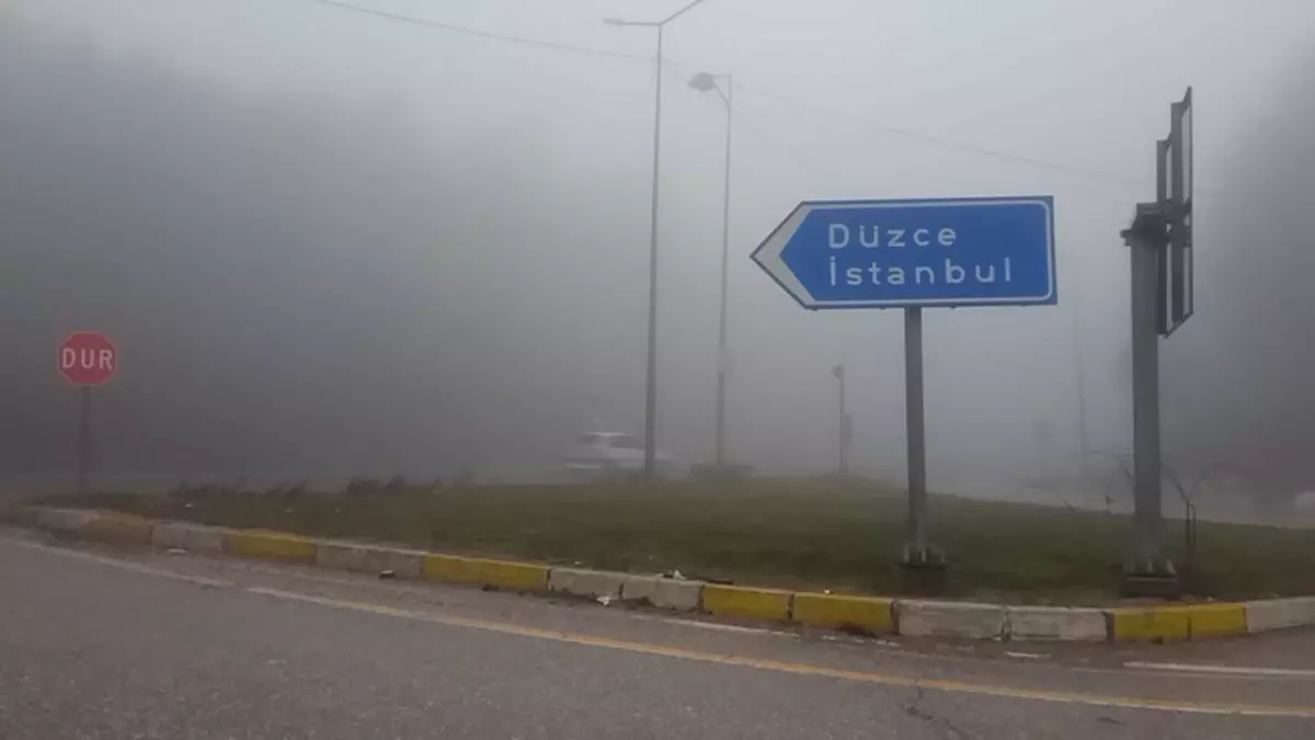 Bolu Dağı’nda Görüş Mesafesi 30 Meteye Düştü