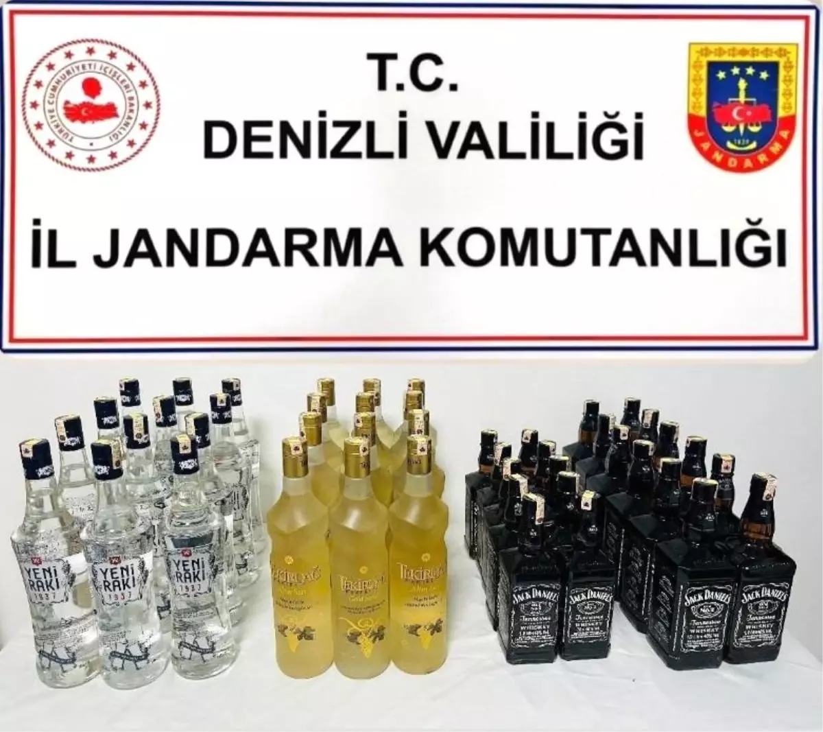 Denizli’de Kaçak Alkol Operasyonu