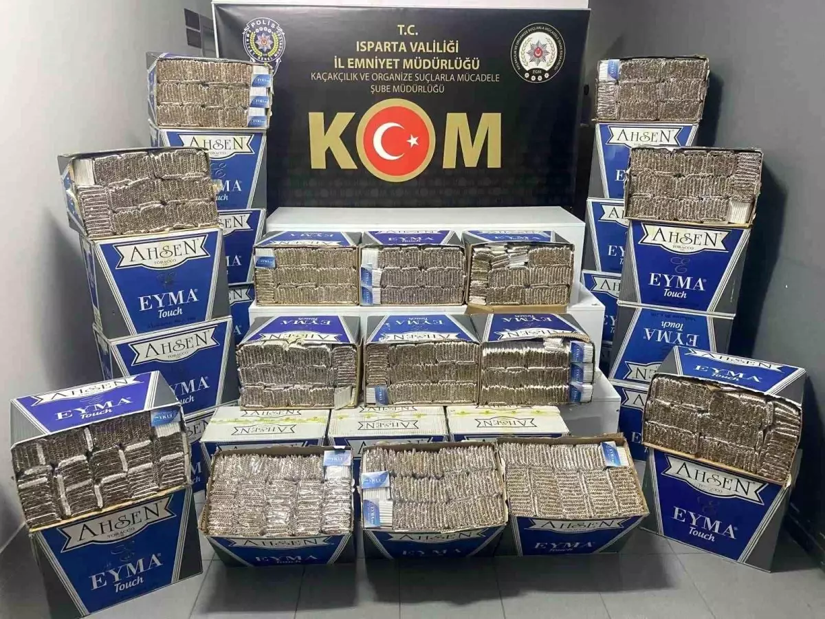 Isparta’da Kaçakçılık Operasyonu