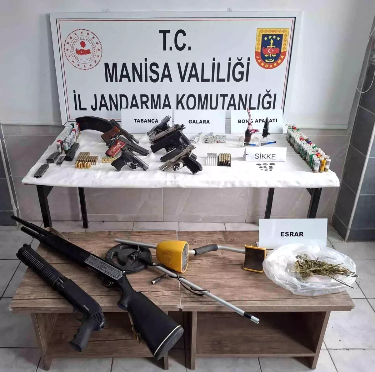 Manisa’da Eş Zamanlı Operasyon