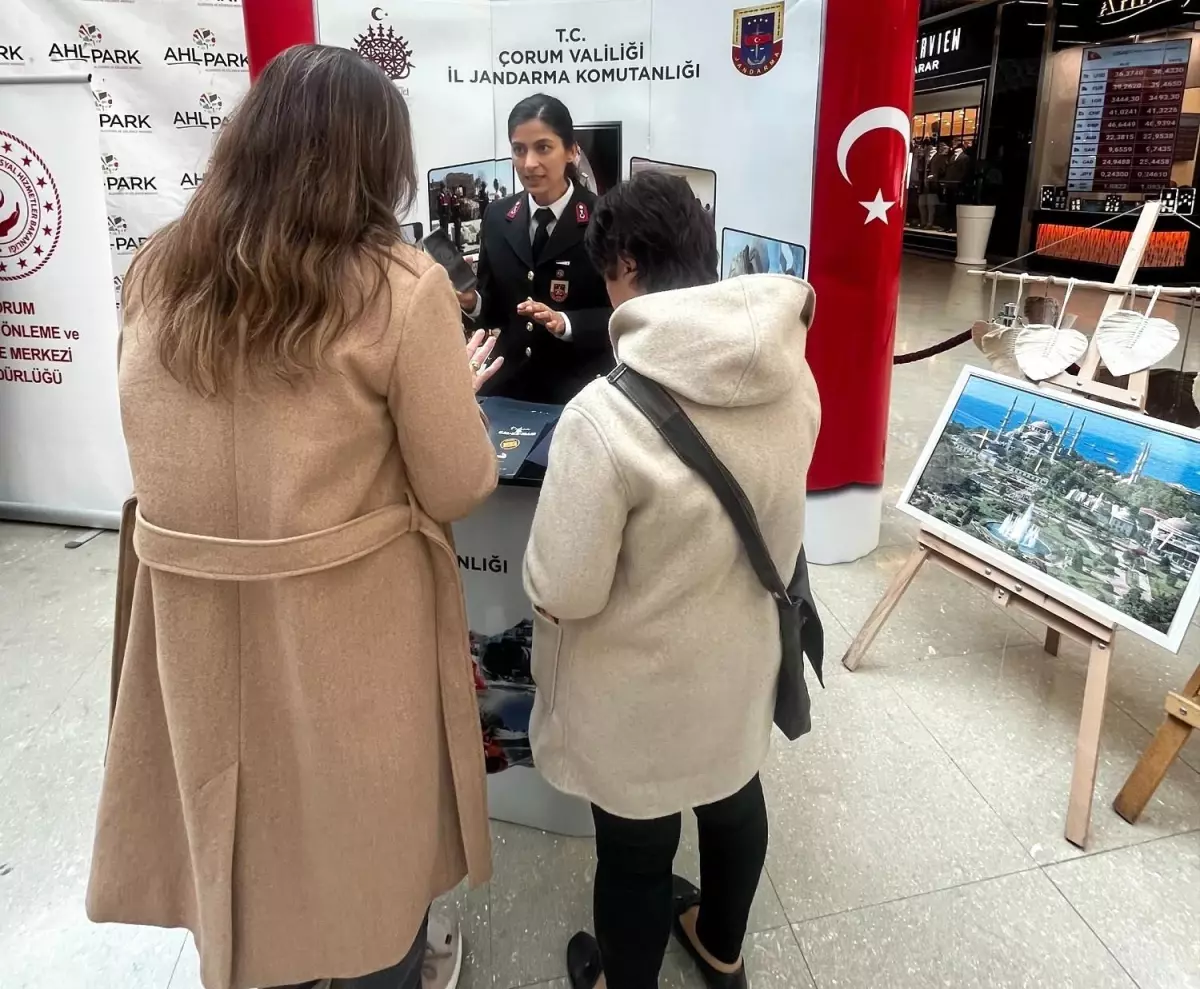 Çorum’da Kadına Yönelik Şiddetle Mücadele Bilgilendirmesi