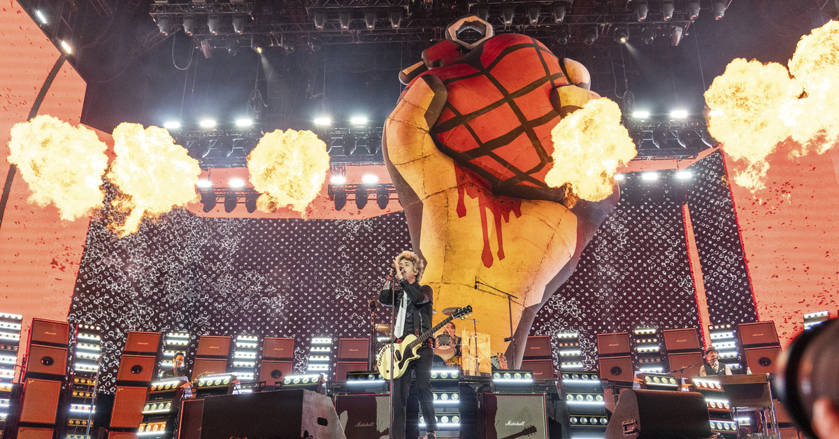 Green Day grubu Coachella’da Filistin’e destek verdi
