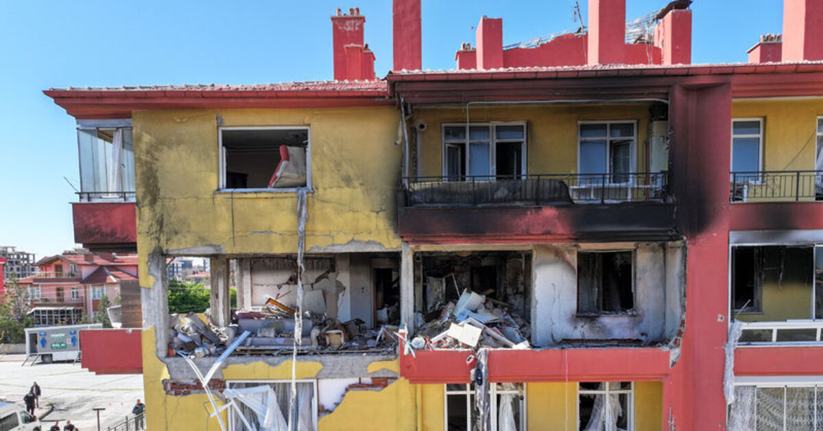 1’i ağır 13 kişi yaralandı! Apartmanı havaya uçurdu!